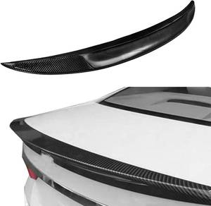 lot 7017 image: Rear Trunk Lip Spoiler Rear Wing Spoiler-Black and Gray