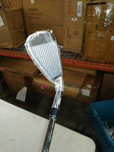 lot 8735 image: Taylormade SIM MAX Irons, steel shaft, KBS Max 85, 5-PW, AW, LEFT HAND, Regular flex