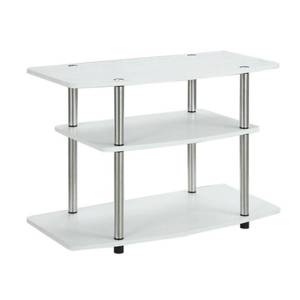 lot 8761 image: Convenience Concepts Designs2Go No Tools 3 Tier TV Stand, Multiple Colors