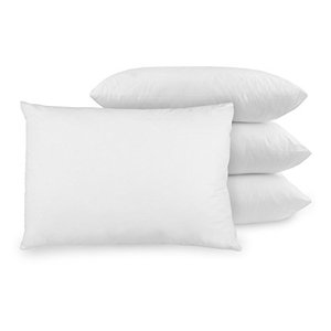 lot 9601 image: BioPEDIC - 38680 4-Pack Bed Pillows with Built-In Ultra-Fresh Anti-Odor Technology, Standard Size, White