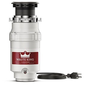 lot 9613 image: Waste King L-111 Garbage Disposal with Power Cord, 13 HP