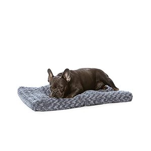 lot 9616 image: Amazon Basics Pet Dog Bed Pad, 29 x 21 x 3 Inch - Small, Gray Swirl