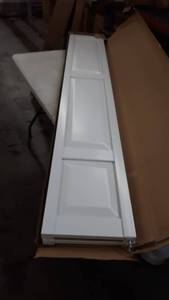 lot 9623 image: 78-12 in. x 1 ft. White Folding Closet Door