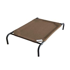 lot 9630 image: Coolaroo The Original Elevated Pet Bed, Large, Nutmeg