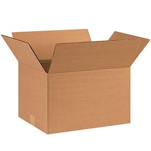 lot 9650 image: Aviditi 161210 Corrugated Cardboard Box 16 L x 12 W x 10 H, Kraft, for Shipping, Packing and Moving Multipack