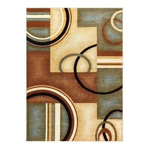 lot 10243 image: Well Woven Barclay Arcs & Shapes Modern Abstract Geometric Light Blue 311 x 59 Oval Area Rug
