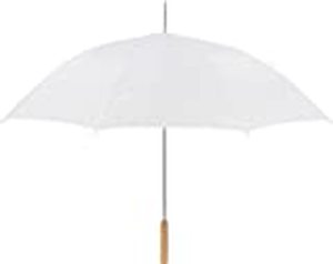 lot 10250 image: Wedding Umbrella - 60 Umbrella - Manual Open By (White)