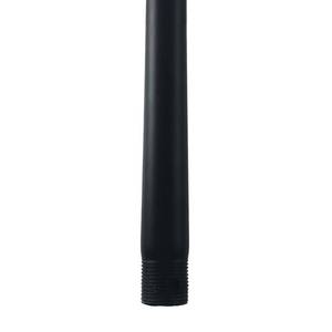 lot 10251 image: WAC Lighting 72 in. Matte Black Ceiling Fan Extension Downrod for Modern Forms or Fans