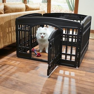 lot 22465 image: Frisco 4-Panel Plastic Exercise Dog Playpen