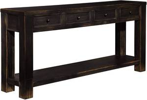 lot 10295 image: Signature Design by Ashley Gavelston Rustic Sofa Table