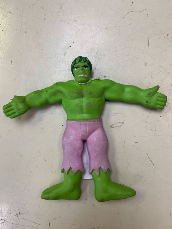 rubber hulk toy