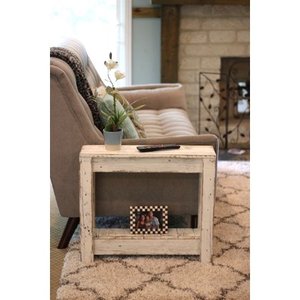 lot 201 image: Rustic Side Table Retail$87.99