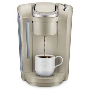 lot 303 image: Keurig - K-Select Single-Serve K-Cup Pod Coffee Maker - Sandstone