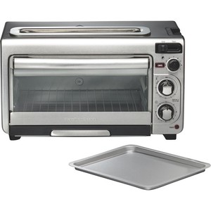 lot 311 image: Hamilton Beach - 2-Slice Toaster Oven - Stainless steel