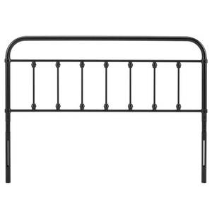 lot 317 image: MODWAY Sage Black Twin Metal Headboard