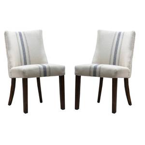 lot 322 image: Harman Dining Chair by Christopher Knigh Set of 2 - Short - 16-22 in. Retail$377.07
