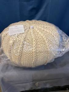 lot 324 image: Woven Ottoman
