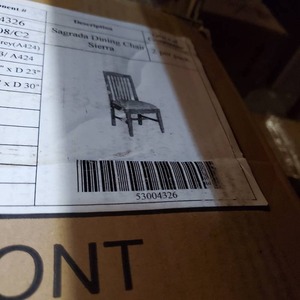 lot 1300 image: SAGRADA DINNING CHAIR ITEM NO 53004326