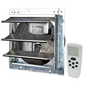lot 1333 image: iLiving 12 Smart Remote Shutter Exhaust Fan, Wall Mounted