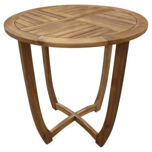 lot 1359 image: Coronado Outdoor Round Acacia Wood Accent Table by Christopher Knight Home- Retail$109.99