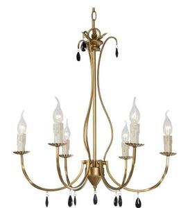 lot 365 image: Modern Glam 6-light chandelier Gold Cand