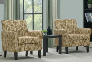 lot 392 image: Copper Grove Fastiv Flared Armchairs (Set of 2)- Retail$439.99