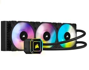 lot 1307 image: COSAIR ICUE HI150I ELITE CAPRLLIX EXTREME PERFORMANCE 360MM RGB LIQUID CPU COOLER