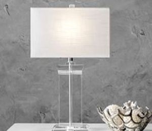 lot 1321 image: TOLEDO 25 CRYSTAL TABLE LAMP