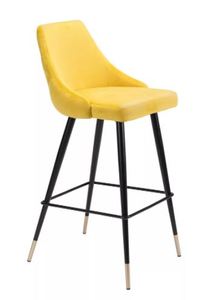lot 1370 image: PICCOLO BAR CHAIR YELLOW