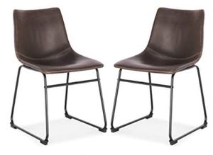 lot 243 image: EdgeMod Brinley Dining Chair (Set of 2)