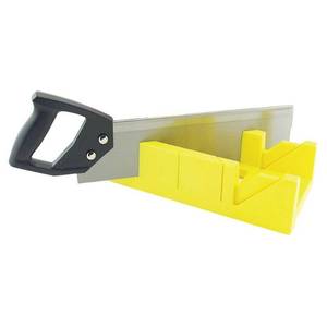 lot 6252 image: HDX Saws 12 in. Miter Box with Saw 121BSB14