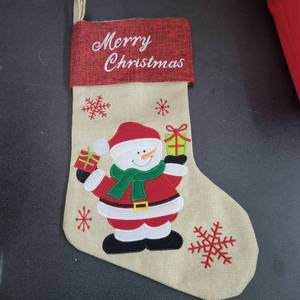 lot 1728 image: Snowman Stocking