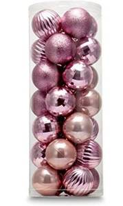 lot 1740 image: Pink Ornaments