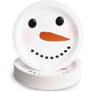 lot 1749 image: Snowman Paper Plates