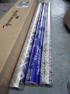 lot 1768 image: Assorted SilverBlue Gift Wrap
