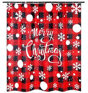 lot 1732 image: Christmas Shower Curtain