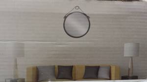 lot 2054 image: Round Mirror