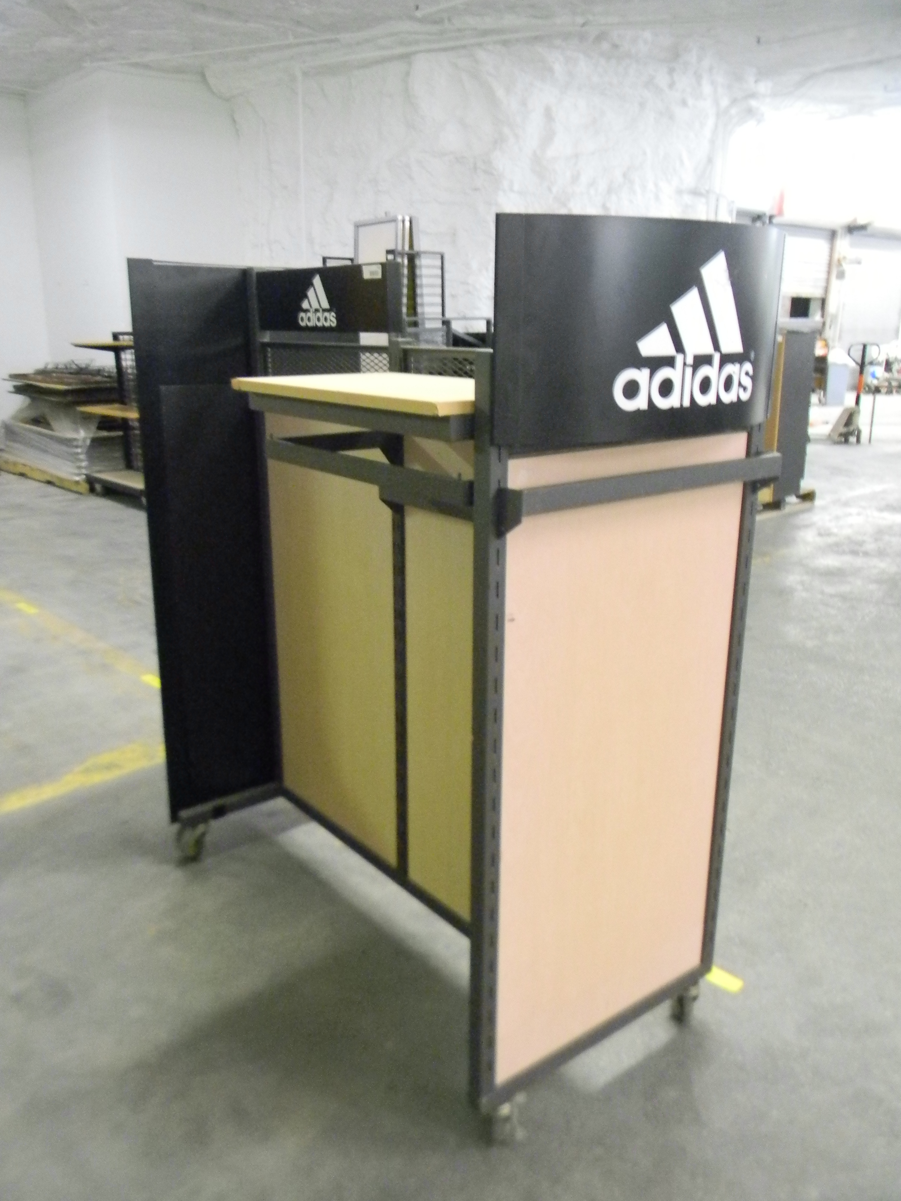 Rolling display Retail Sporting Goods Store Closing. High quality