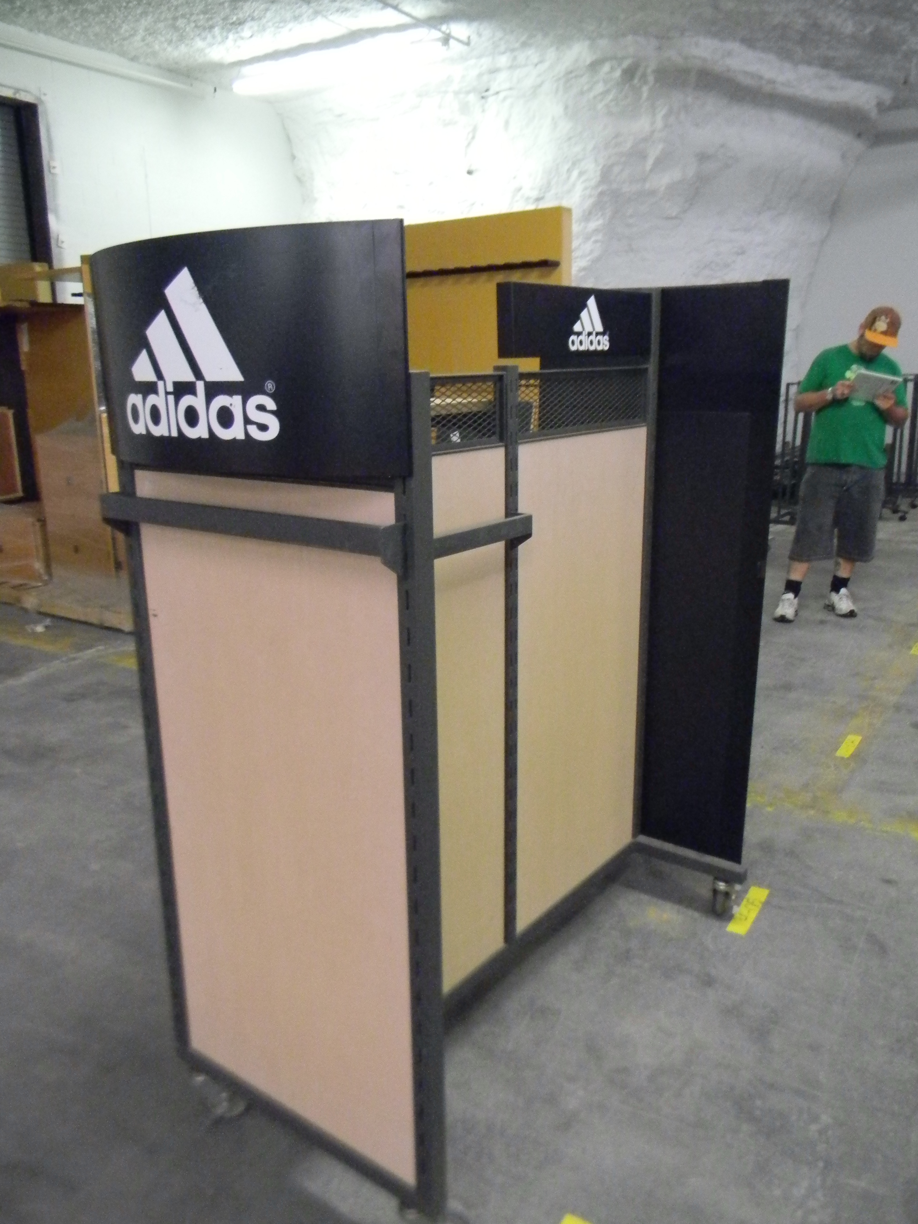 Rolling display Retail Sporting Goods Store Closing. High quality