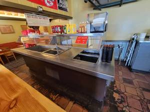 lot 970 image: Custom Made Chips &amp Salsa Bar - Bidder will be responsible for Removal of Lot