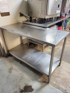 lot 33616 image: Stainless Steel Table