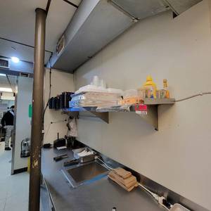 lot 33628 image: 7ft Stainless Steel Shelf
