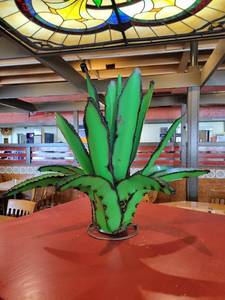 lot 33673 image: Hand Crafted Metal Aguva Plant