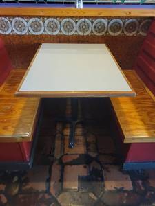 lot 35458 image: White Top Rectangle Table