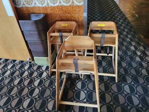 lot 35492 image: Lot of High Chairs and Boosters