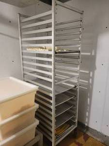 lot 59008 image: Rolling Sheet Rack