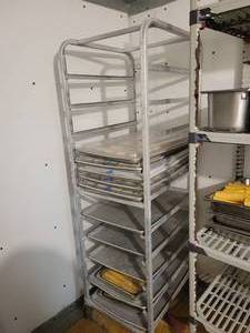 lot 59007 image: Rolling Sheet Rack