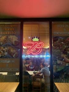 lot 33695 image: B Budweiser Neon Sign