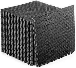 lot 3408 image: ProsourceFit Puzzle Exercise Mat ���, EVA Foam Interlocking Tiles Protective Flooring for Gym Equipment and Cushion for Workouts