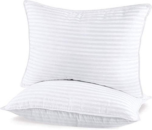 lot 3415 image: Utopia Bedding Bed Pillows for Sleeping Queen Size, Set of 2, Cooling Hotel Quality, for Back, Stomach or Side Sleepers (3 Pack)